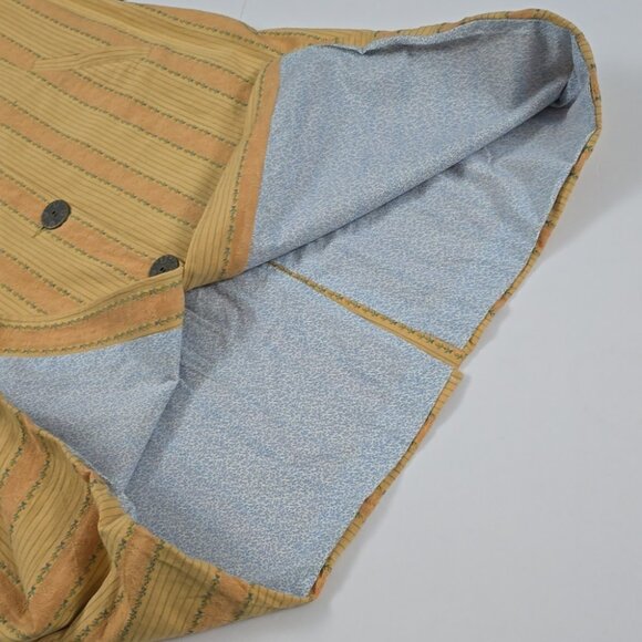 NWT Kit Cornell Womens Button Down Jacket Cotton Boho Vintage Yellow Orange SZ 6 - Picture 9 of 15